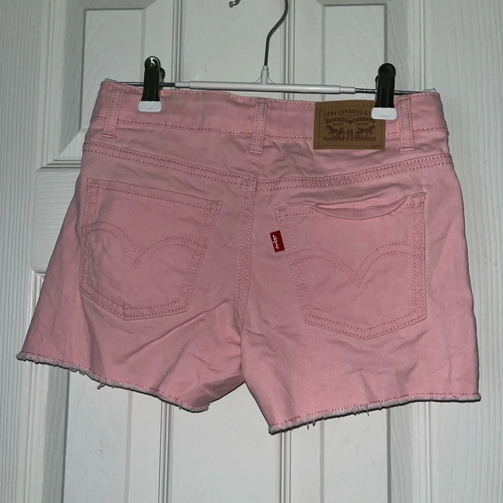 Levi's Kids Pink Denim Shorts